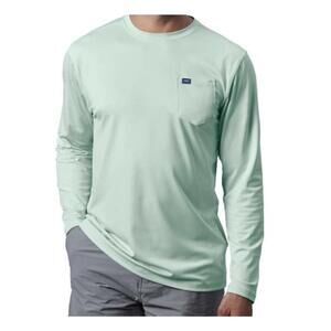 YETI Pocket Long Sleeve Crewneck  Sunshirt Sun shirt- Ice Mint Green Medium NWT